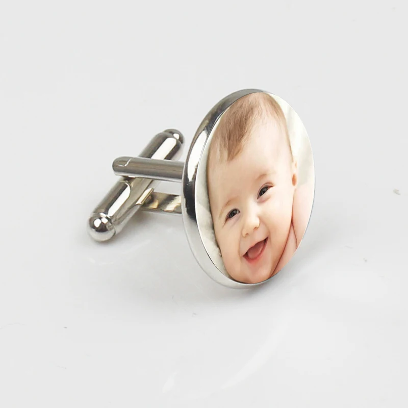 Индивидуальные запонки ручной работы с фотографией для семьи Детские