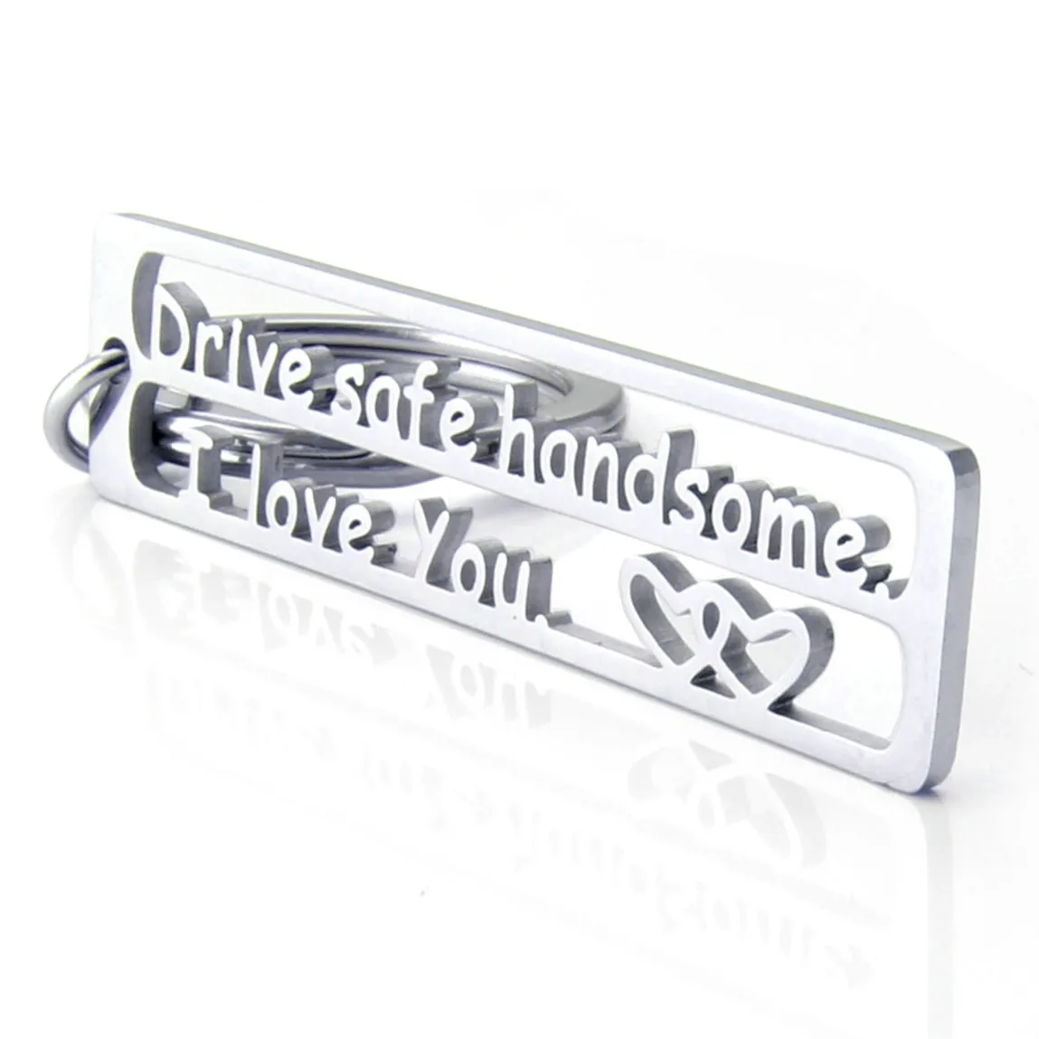 Безопасный брелок для ключей с выдолбленными буквами автомобильная сумка из