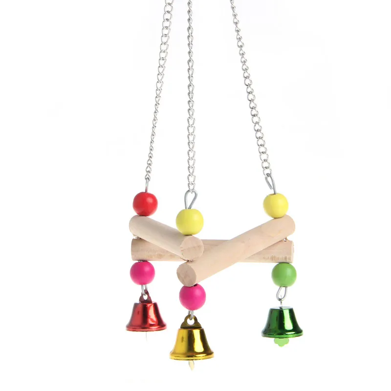 Птица Попугай попугай дерев гамак качели стенд Висячие игрушки | Дом и сад