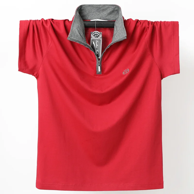 Мужская рубашка поло 2020 новые летние с коротким рукавом стоячий воротник свободные топы в стиле кэжуал
