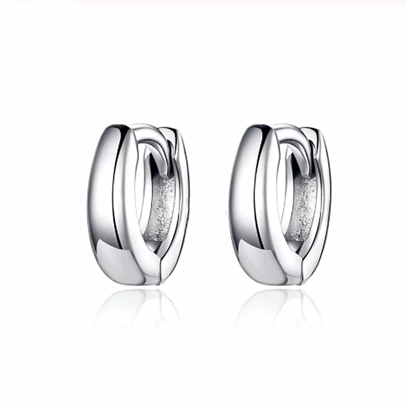 Новинка 2019 простые крошечные модные серьги из стерлингового серебра 925 пробы для