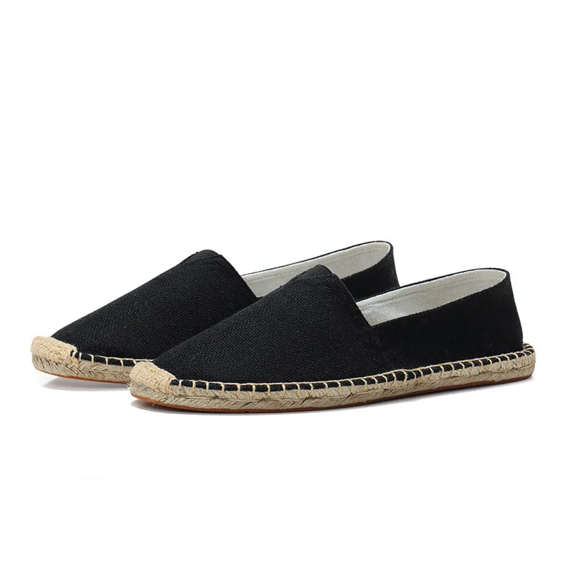 

Summer Linen Shoes Men's Grass Bottom Fisherman's Shoes