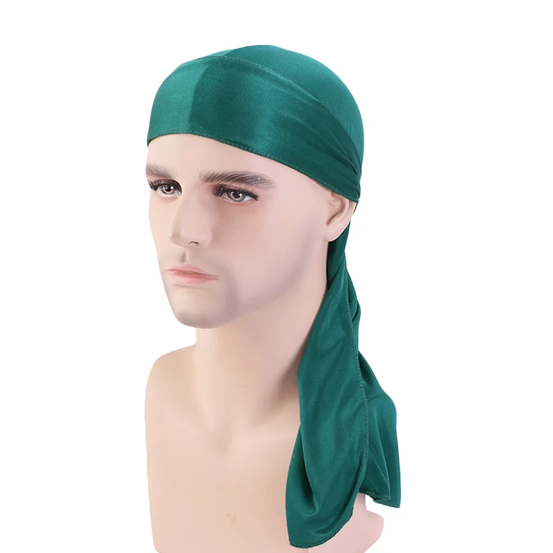Мужская шелковая дышащая шапка Durag в стиле хип-хоп Du Doo Rag Wings атласная Байкерская