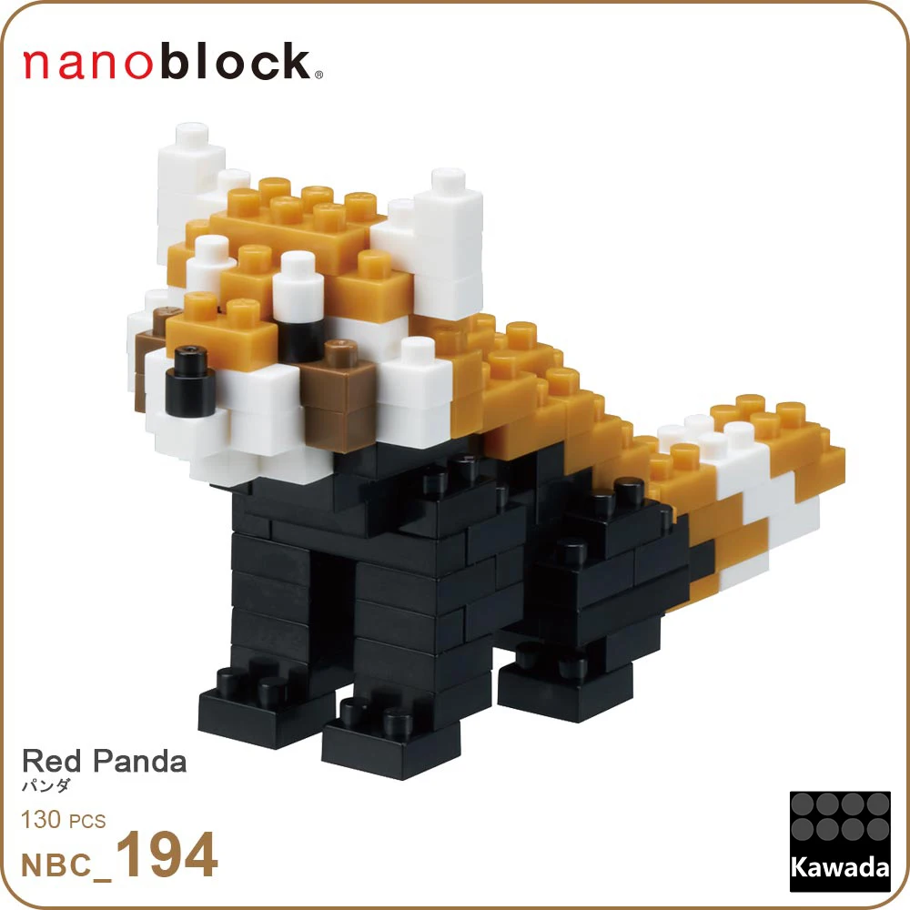 Kawada nanoblock NBC194 красная панда строительные блоки забавные животные игрушка кирпич