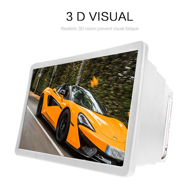 Мобильный телефон 3D экран HD видео выдвижной усилитель увеличительное стекло