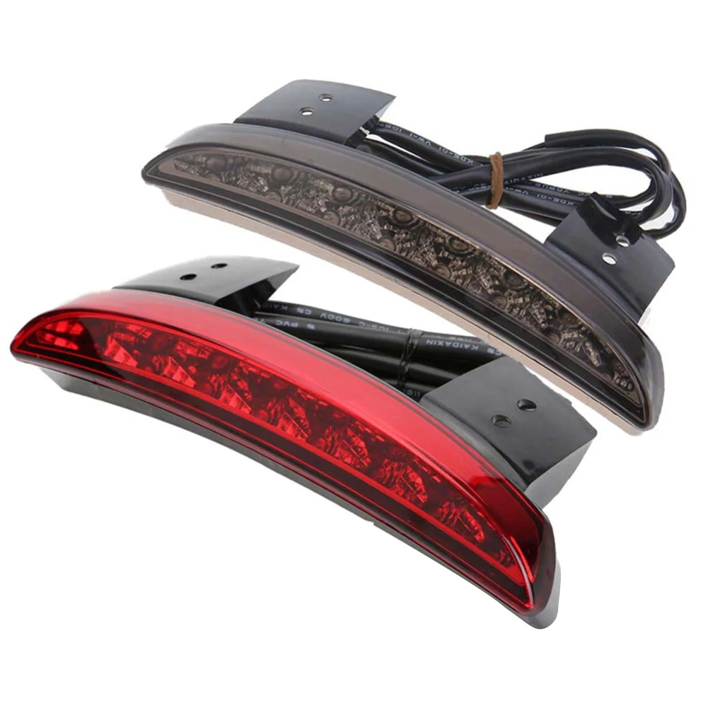 

Tail Light Modification Driving Easy Install 8 LED Stop Brake Red Rear Motorcycle Bright Turn Signal Retro XL883 1200