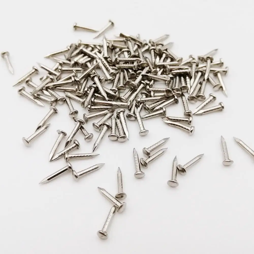 200 шт. золотого серебряного цвета античная латунь бронза диаметр = 1 2/1 5 мм L 6/8/10