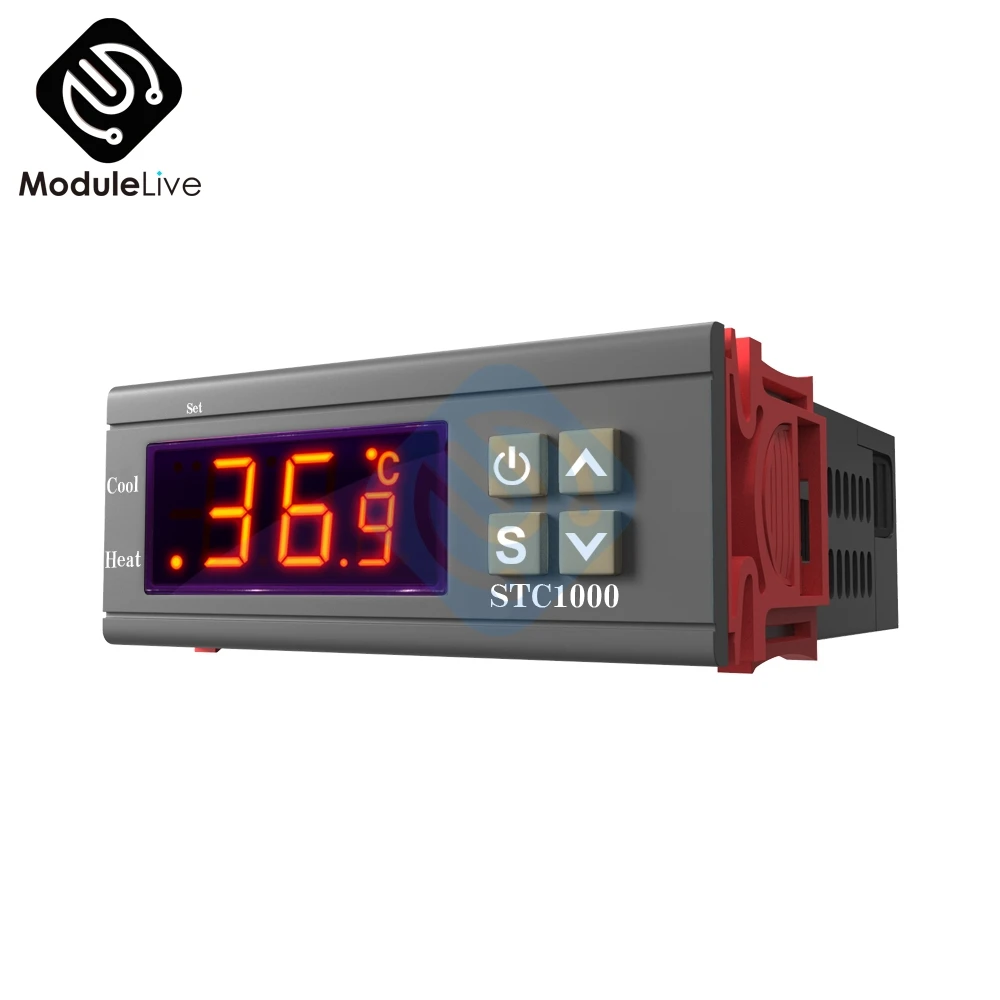 STC 1000 Stc регулятор температуры термостата 220V переключатель терморегулятор для