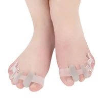 100pairs wholesale foot finger thumb spacer feet hallux valgus corrector toe separator bunion corrector splitter foot care tools