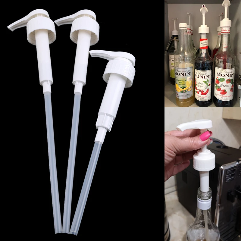 Высокое качество колпачок с дозатором сиропы для насоса сироп Крышка стеклянной