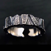 fashion trendy vintage design resizable rings for men women domineering gothic punk hip hop luxury jewelry personalized gifts