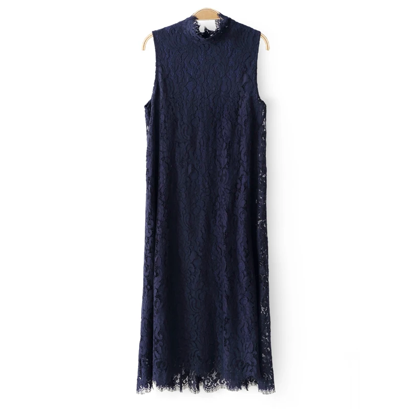 Женское кружевное платье Amii элегантные двухслойные офисные платья высокого