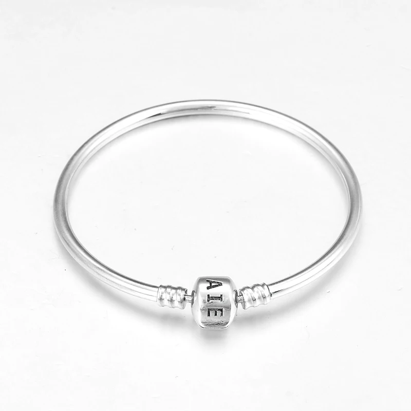 Шарм на день матери браслет из серебра 925 пробы с сверкающими буквами модные