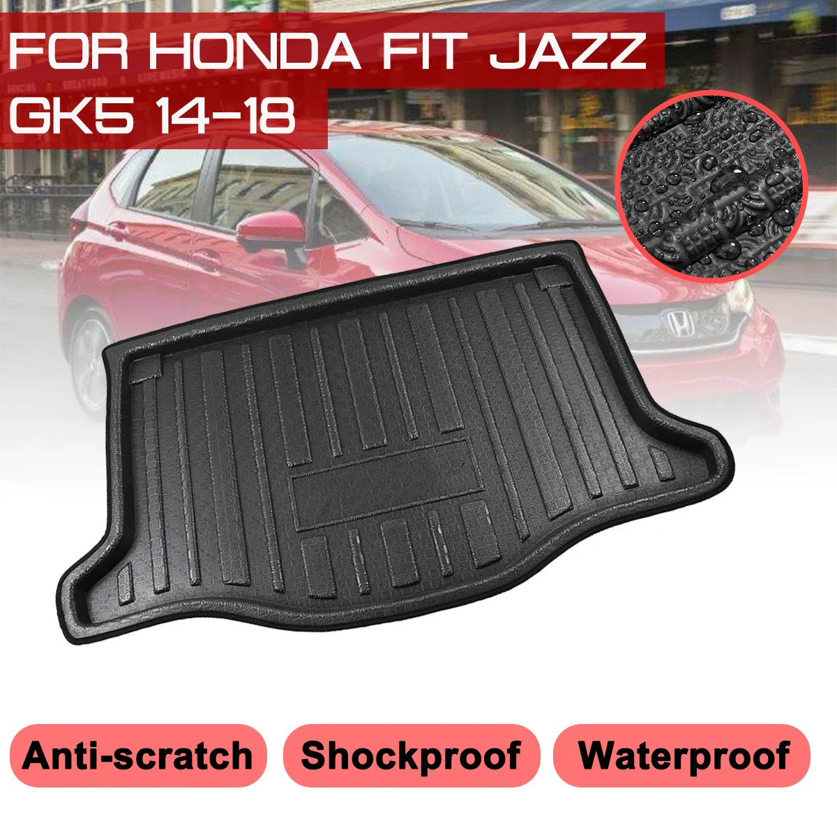 Автомобильный коврик для Honda FIT JAZZ GK5 2014 2016 2017 2018 защита от грязи|Автомобильные