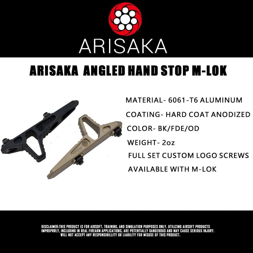 

ARISAKA тактическая скошенная планка для страйкбола для оружия AEG GBB M4