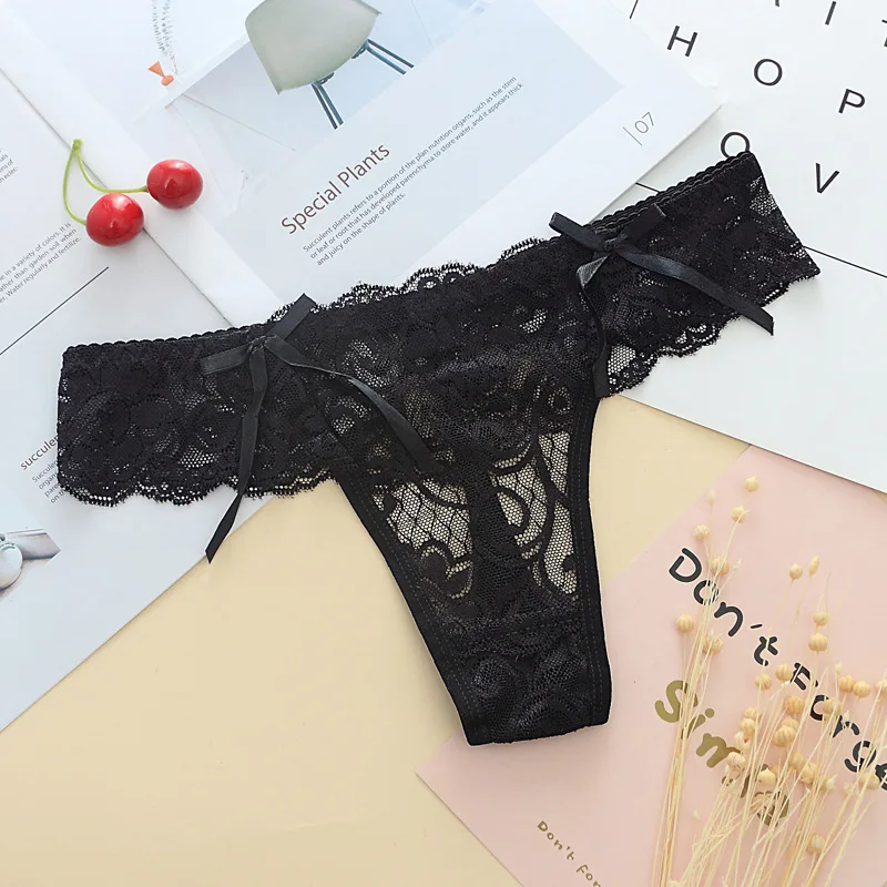 Хит сексуальные кружевные женские трусики стринги v женское нижнее белье