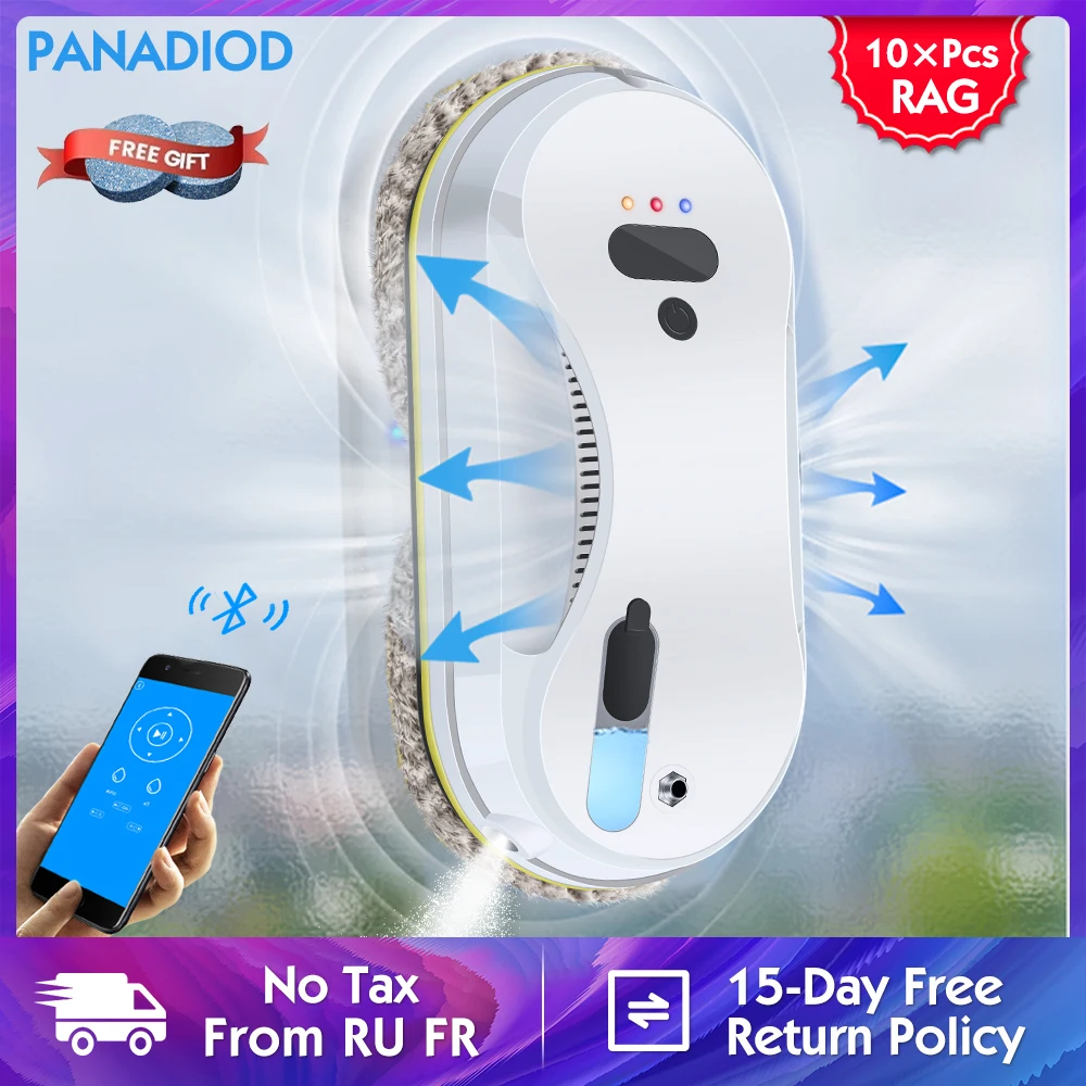 Automatic Water Spray Robot Vacuum Cleaner Anti-falling Window Remote Control Electric Intelligent | Бытовая техника