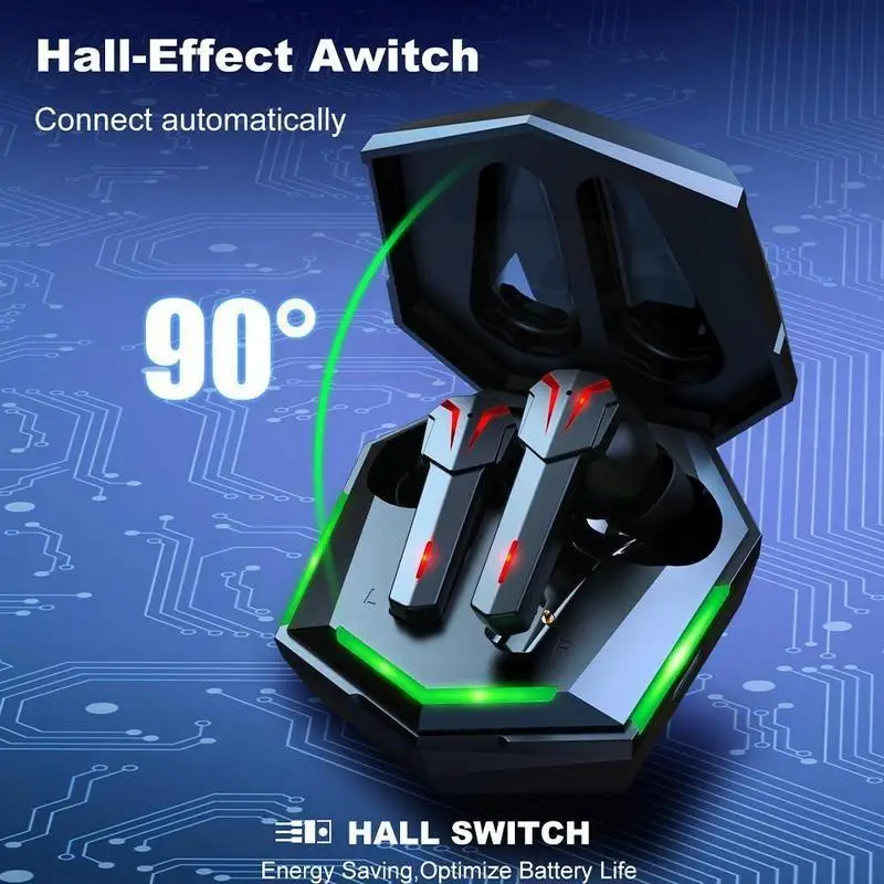 Игровые наушники-вкладыши с низкой задержкой 60 мс Bluetooth-наушники