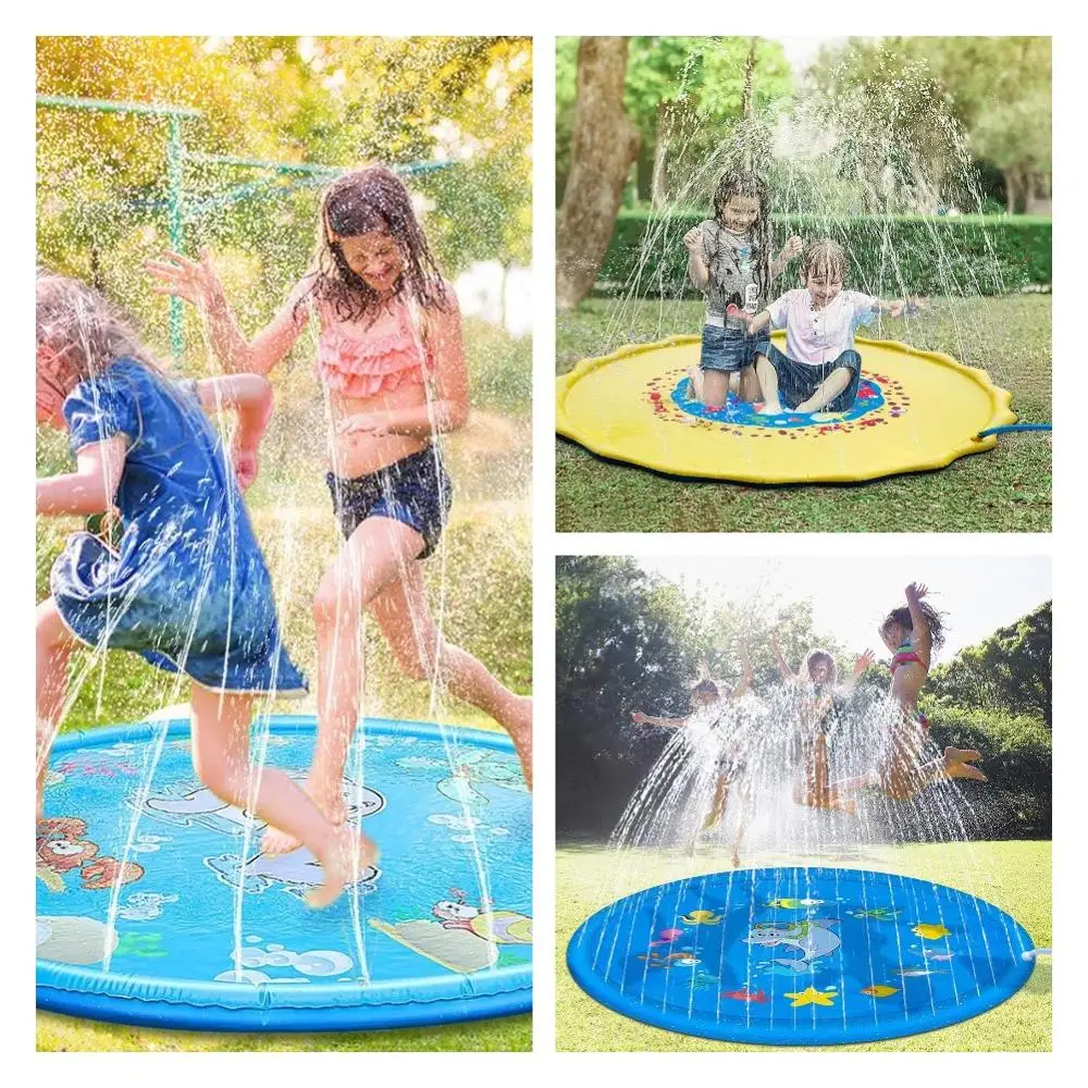 Открытый газон пляж море животное надувной спрей вода игры пляжный коврик