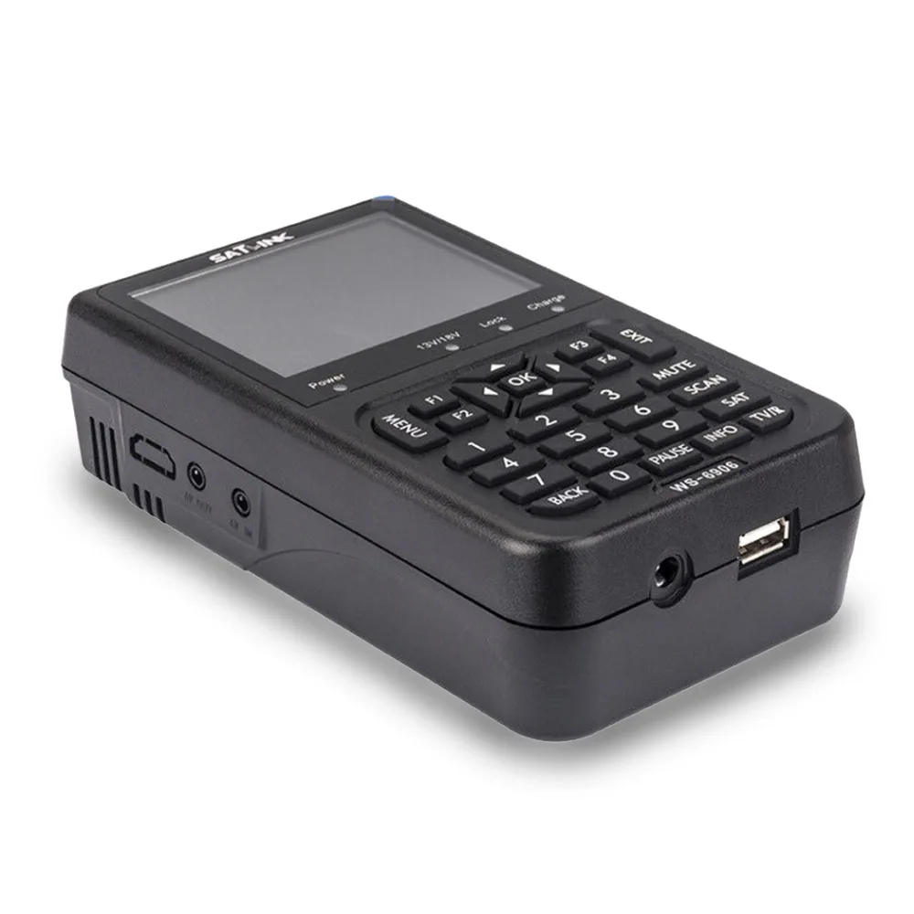 Satlink WS-6906 3,5 дюймов DVB-S FTA цифровой спутниковый сигнал автоматический поиск каналов ТВ+ Радио WS 6906 спутниковый искатель
