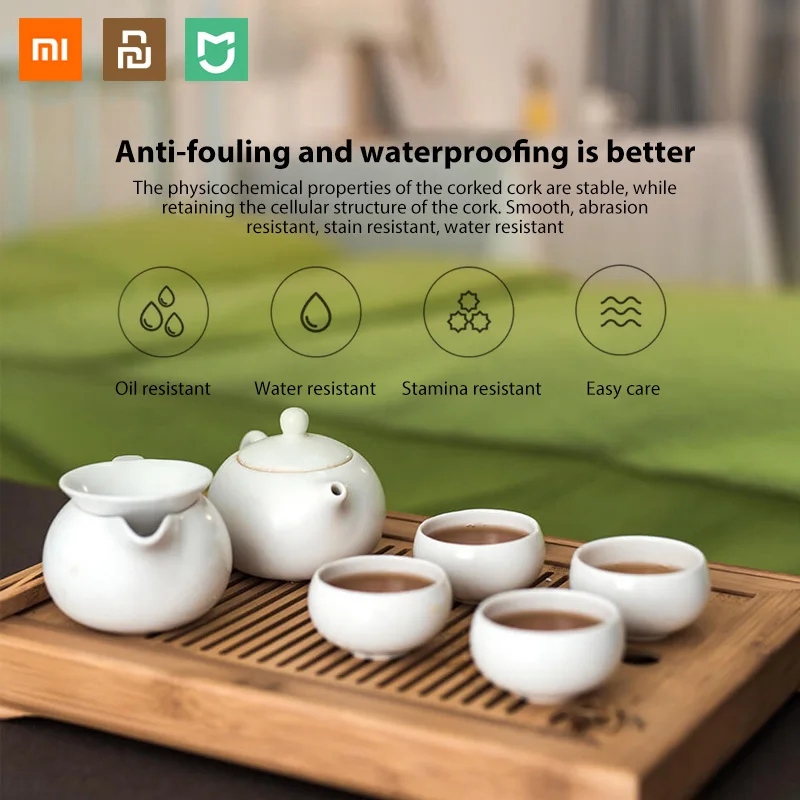 xiaomi mi big large thick mouse pad computer waterproof desk pad laptop oak material oil resistance mouse pad for office gaming free global shipping