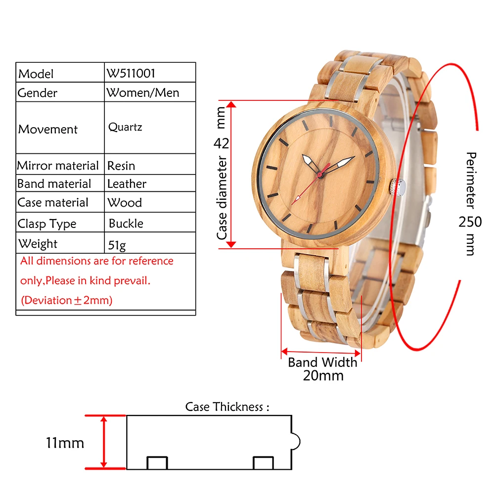 

Hot Sale Wooden Watch Men Stainless Steel Wood Strap Watches Luminous Pointers Clock Timepieces Quartz Wristwatch reloj hombre