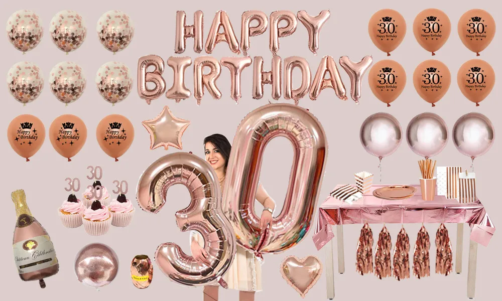 Chicinlife комплект из 2 предметов, 18 Вт, 30 Вт/40 номеров светодиодный строка ночной Светильник День рождения стоящий, подвесной взрослых вечерние Юбилей Декор поставки