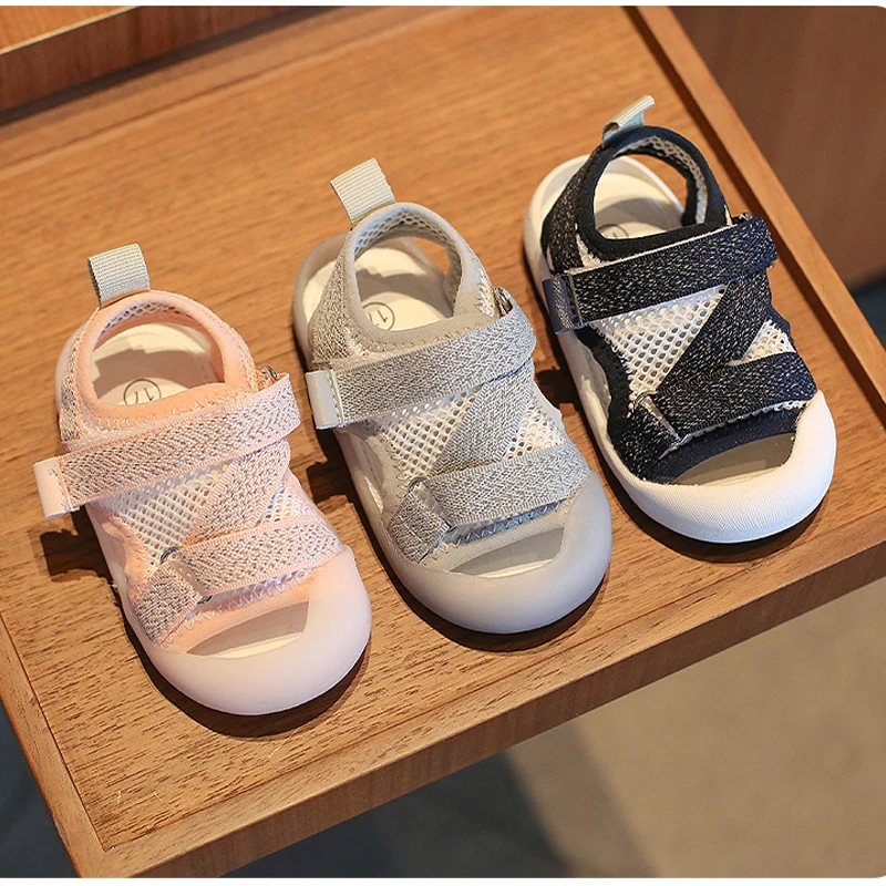 

2021 Summer New Girls Boys Sandals Breathable Mesh Shoes Children Casual Sandals Kids Coconut Shoes for Baby Toddler
