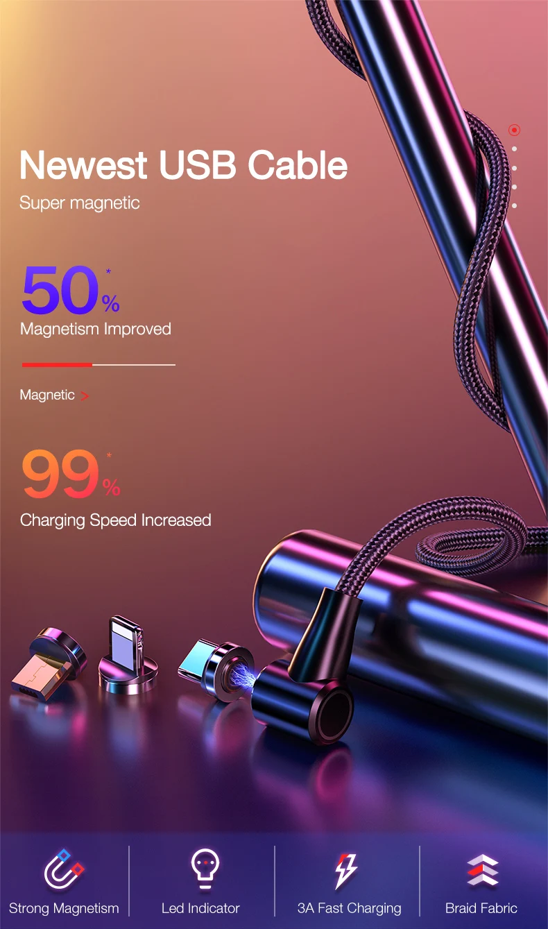1 м 2 м Магнитный кабель Micro usb type C Быстрая зарядка Micro usb type-C магнитное зарядное устройство провод usb c для iphone 11 X Xr Xs usb кабель