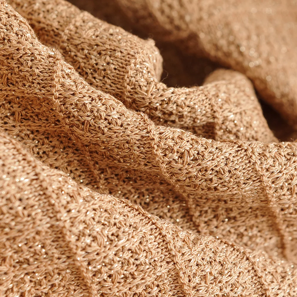 

2020 New Elastic Waist High Waist Slim Slim Waist Knit Flare Pants Holiday Tassel Casual Nine Pants