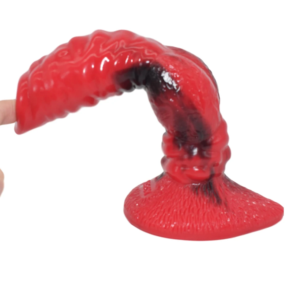 Силиконовый фаллоимитатор FAAK цветной реалистичный пенис зеленого синего и