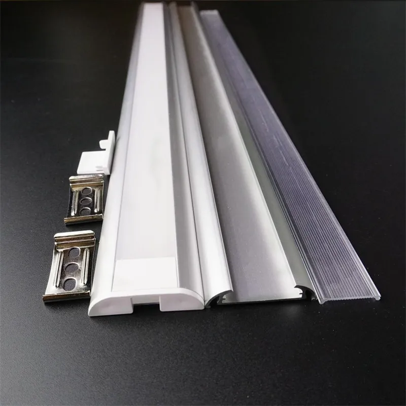 10 шт./лот 40-дюймовый широкоугольный светодиодный канал для полосок алюминиевый