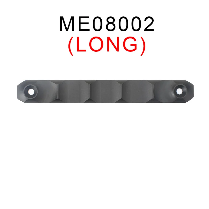 ME08002-BK-DU RS CNC поручень для M-lok и Keymod длинная и короткая версия Railscales WME08002 охотничье оружие аксессуары - Цвет: ME08002-BK-DU