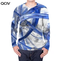 qciv brand psychedelic long sleeve t shirt men dizziness punk rock abstract 3d printed tshirt art anime clothes mens clothing