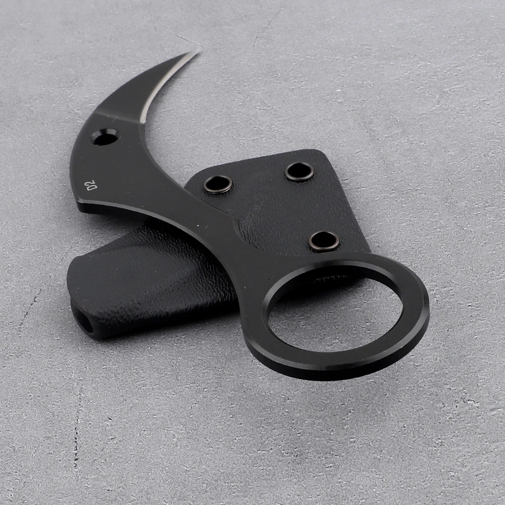 Нож Karambit с фиксированным лезвием D2 многофункциональный карманный нож olecranon для