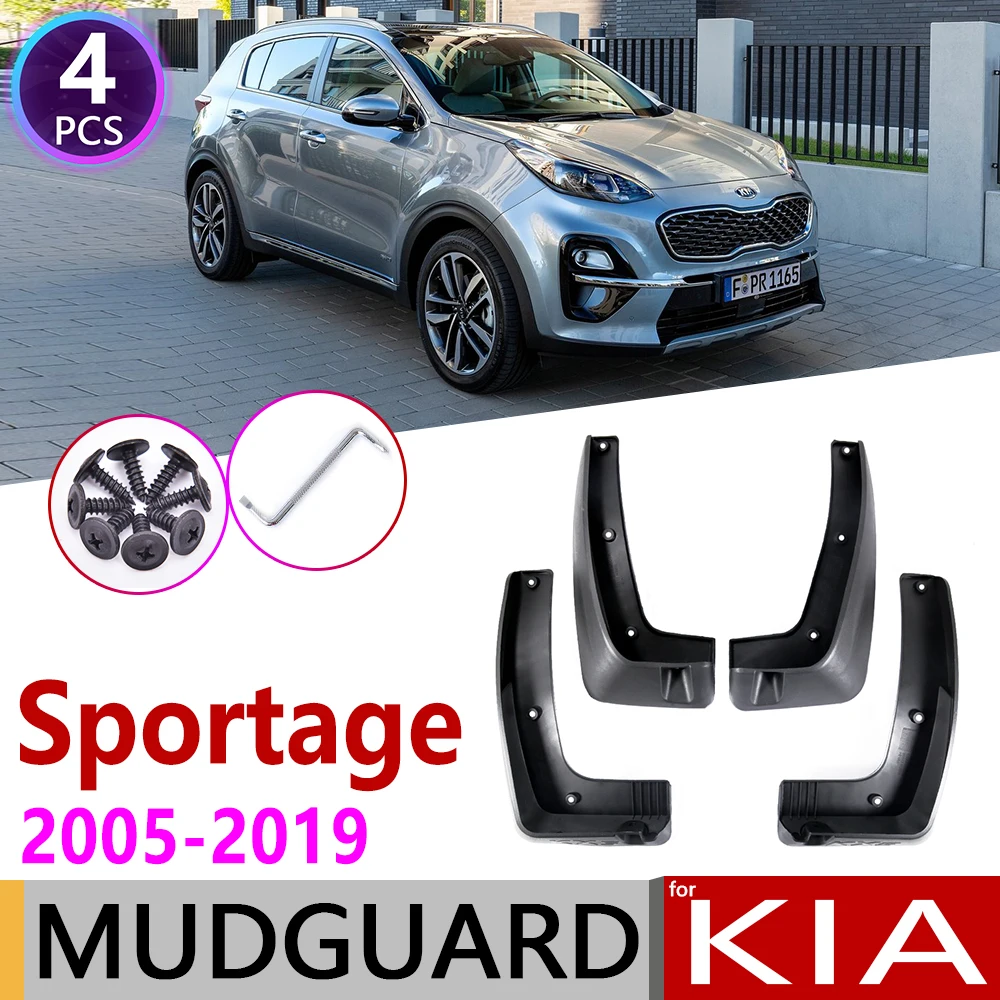 

for KIA Sportage KM SJ QL 2005~2019 Car Mudflaps Fender Mud Guard Splash Flap Mudguard Accessories 2006 2007 2008 2009 2010 2011