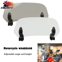 new motorcycle adjustable windshield extension wind deflector for honda crf1000l africa twin 2015 2019 2018 2017 2016 crf 1000l