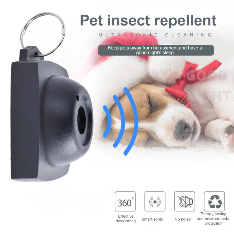

Pet Dog Insect Repellent Clean Electronic Ultrasonic To Remove Tick Fleacat cat Dog Applicable Anti Mosquito Repellent Flealess
