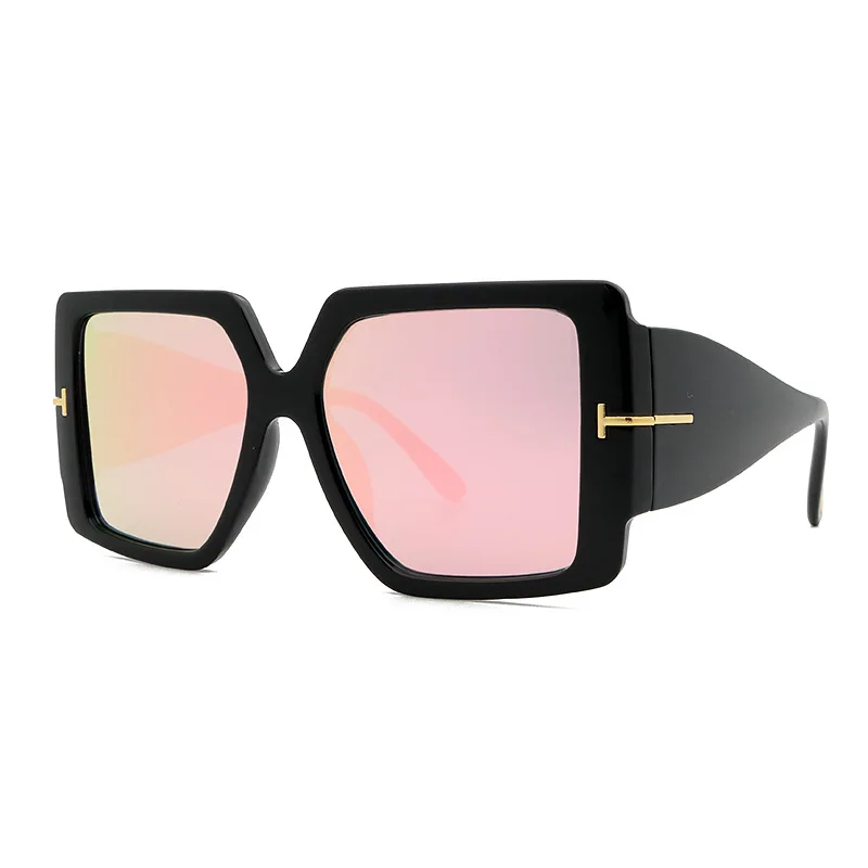 

2021 European and American Fashion Sunglasses Retro Big Box Letter Sunglasses Ladies Sunglasses Retro Fashion Sunglasses