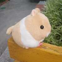 free shipping cute little hamster plush toy simulation plush toy doll wagging tail mouse drawstring net red doll