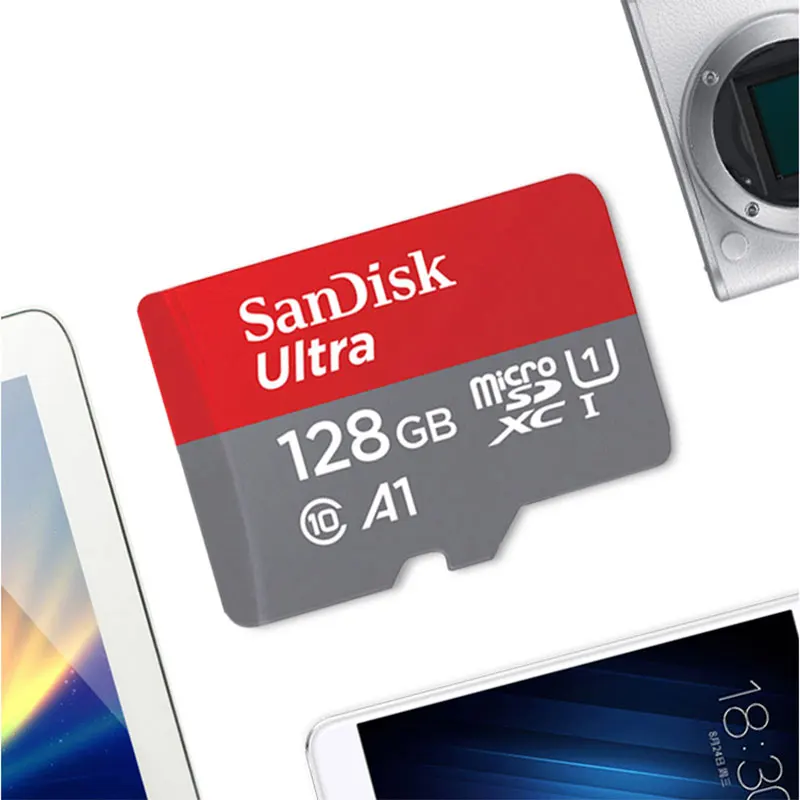 Sandisk Ultra Micro SD карта 128 ГБ 32 64 256 16 8 200 400 гб|Аксессуары для демонстрационных стендов| |