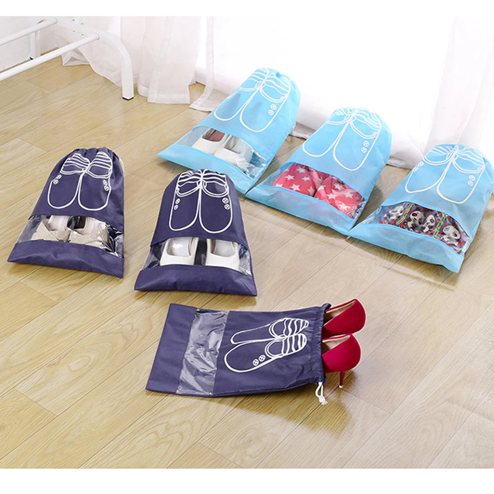 

5 Pcs Shoes Organizer Bags Waterproof Dust-Proof Portable Travel Storage