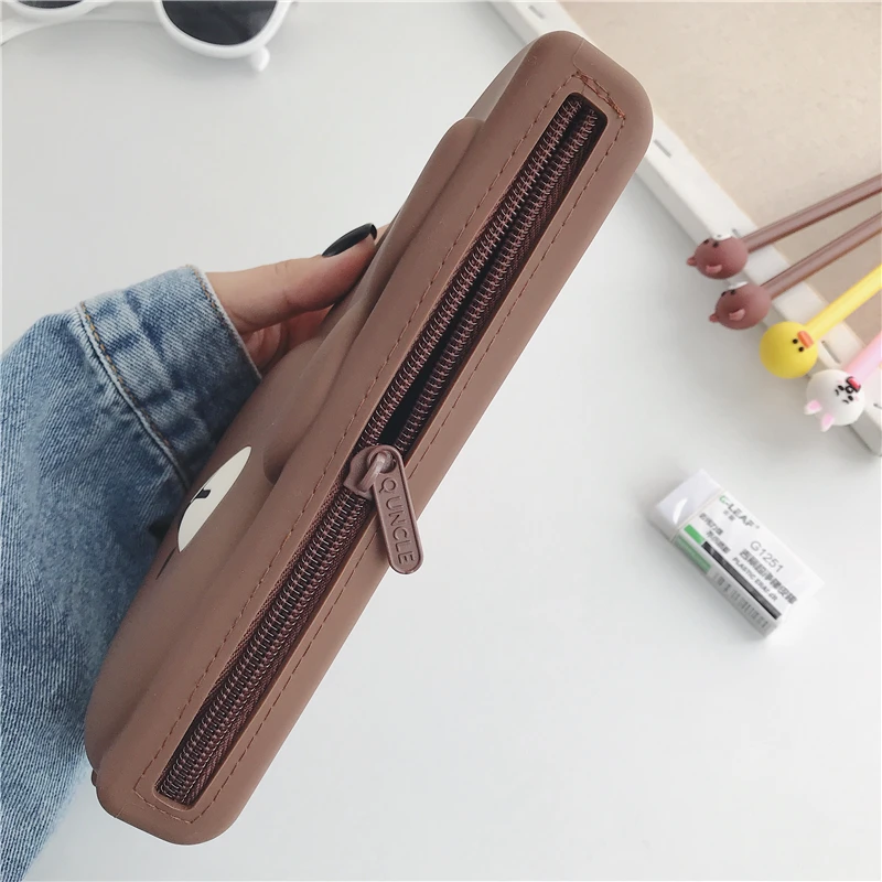 Милые косметички кавайный чехол для карандаша школьный пенал девочек и