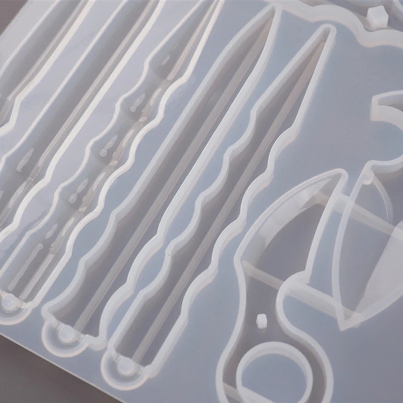 Форма для кинжала самообороны 1 шт. силиконовая форма защиты от волков оружия