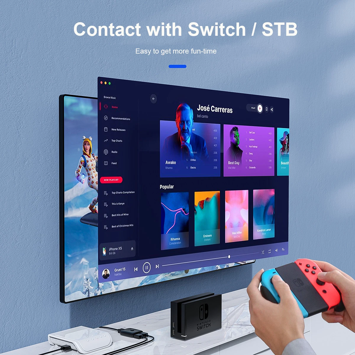 ORICO HDMI совместимый коммутатор 4K 60 Гц аудио разветвитель двунаправленный 1080P