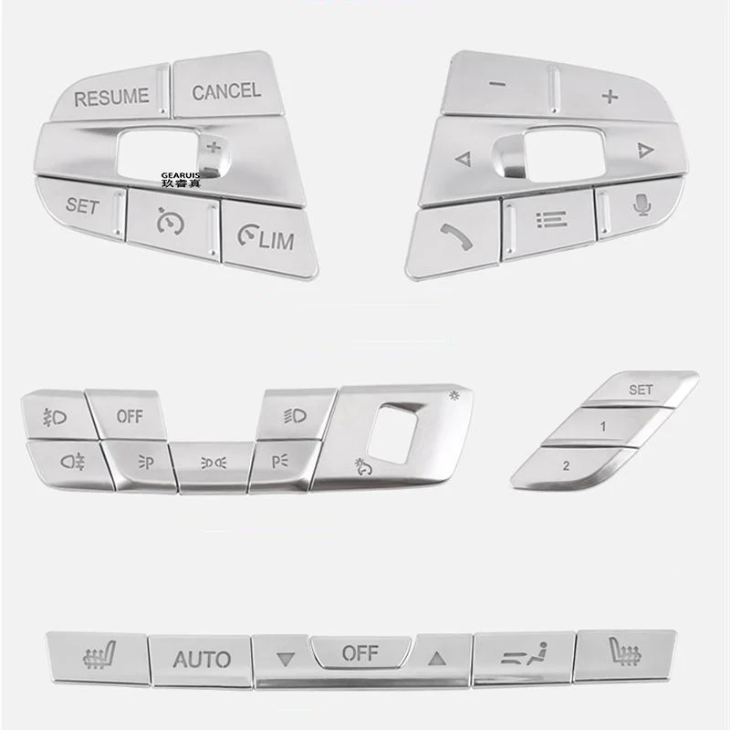 Пуговицы на руль автомобиля Декоративные Чехлы раму наклейки отделка для BMW 3