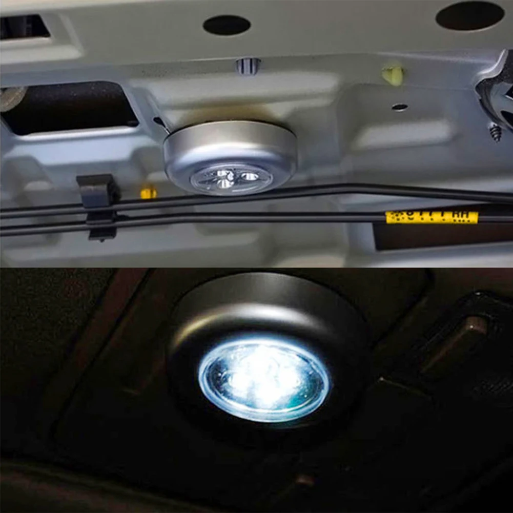 

Touch Type Cabinet Closet Lamp 3 LED Portable Car Interior Trunk Reading Light Automobiles Parts Accessories