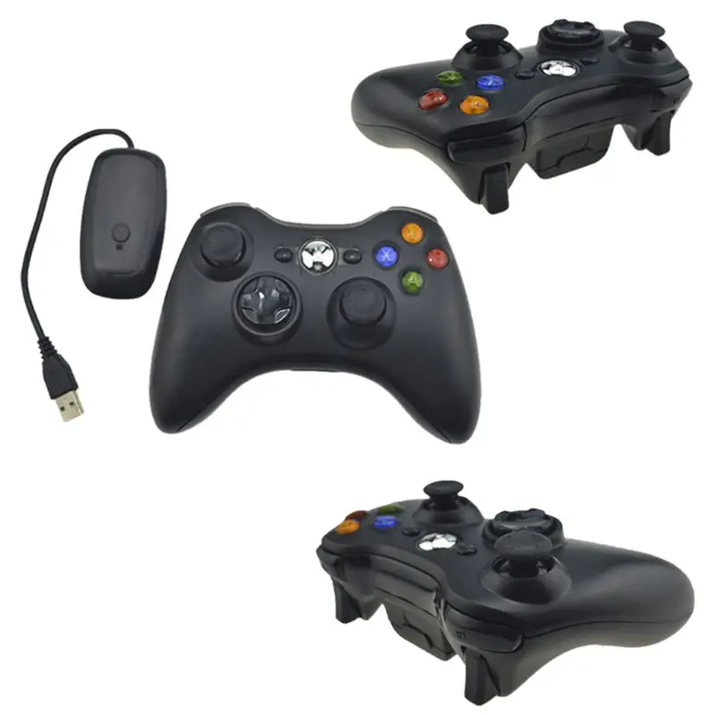 Беспроводной контроллер для X-box 360 2 4G компьютер с ПК-приемником беспроводной