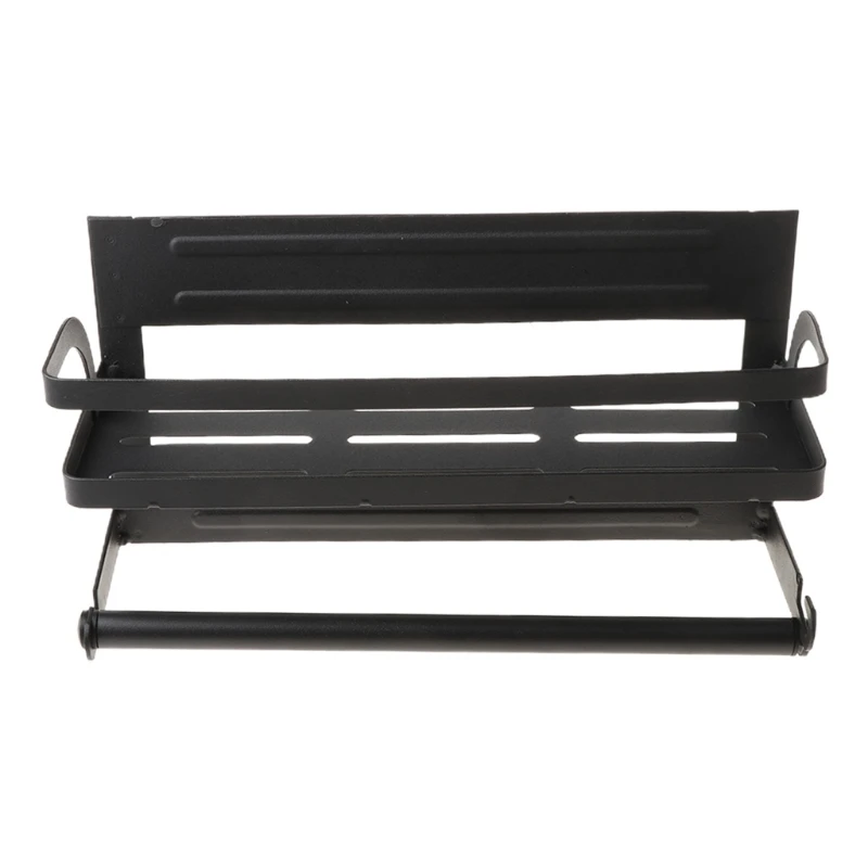 

Magnetic Refrigerator Side Rack Multifunction Storage Holder Kitchen Paper Towel Shelf Rack Organizer