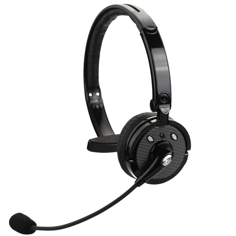 ГОРЯЧАЯ Беспроводная Bluetooth гарнитура с Hands Free HD Mic офисная беспроводная для колл